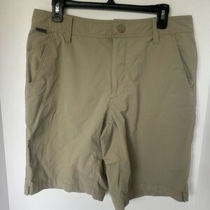 Ariat Shorts Mens 32 Khaki Tek Performance Chino‎ Breathable Stretch Casual